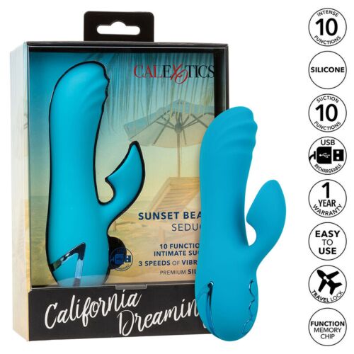 Vibromasseur succion CALEXOTICS Sunset Beach Seducer