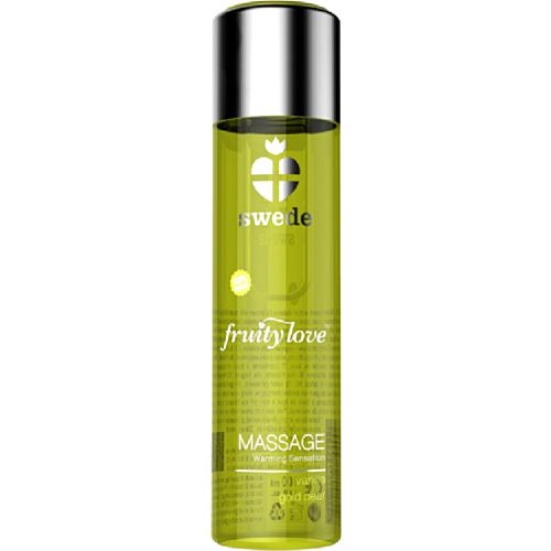 Huile de massage SWEDE Fruity Love avec effet chaleur