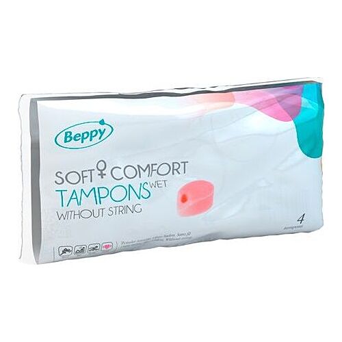 Tampons lubrifiés BEPPY Soft Comfort 4 unités