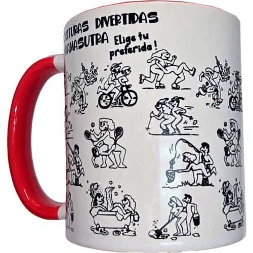 Tasse Kamasutra Diablo Picante avec designs érotiques