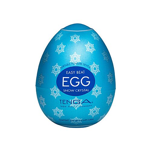 Oeuf masturbateur Tenga Snow Crystal avec effet frais