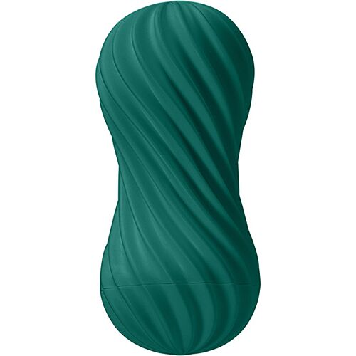 Masturbateur Tenga Flex Fizzy Green avec effet de succion