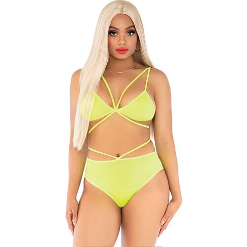 Ensemble de lingerie Leg Avenue avec soutien-gorge et culotte