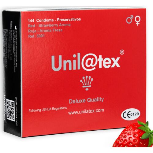 Préservatifs Unilatex Rouge Fraise - Qualité et Plaisir