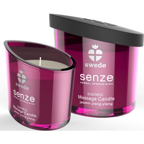 Bougie de massage Swede Senze Ecstatic - Jazmín, Ylang Ylang