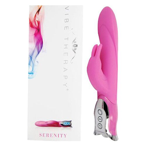 Vibrateur rabbit Vibe Therapy Serenity avec stimulation clitoridienne