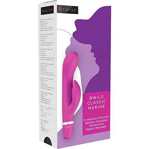 Vibromasseur B SWISH BWILD CLASSIC avec mango inclinado