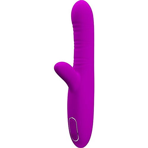 Vibrateur multifonction Pretty Love Angelique avec stimulateur clitoridien