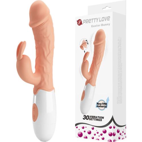 Vibromasseur Rabbit PRETTY LOVE double stimulation