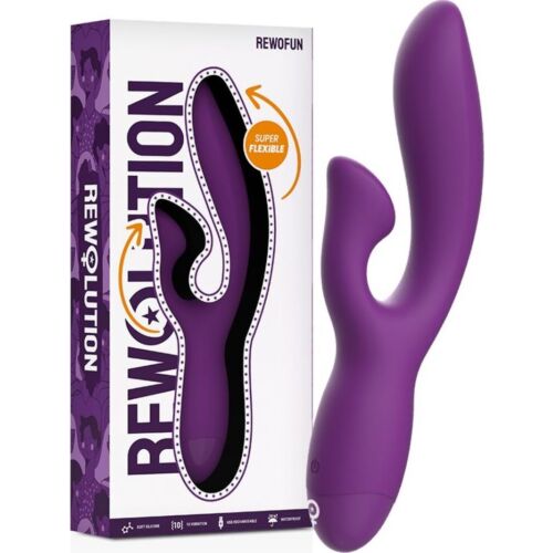Vibromasseur Rewolution Rewofun avec Double Moteur et Flexibilité