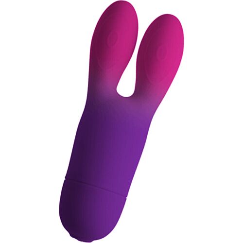 Vibrateur Rabbit ROCKS-OFF Glo-Girl Bunny flexible et puissant