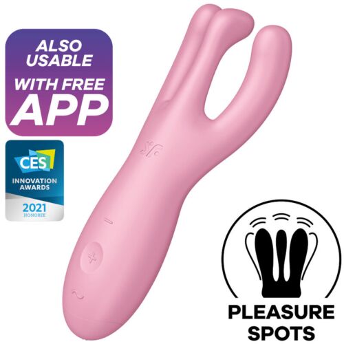 Vibrateur Satisfyer Threesome 4 avec application connectée