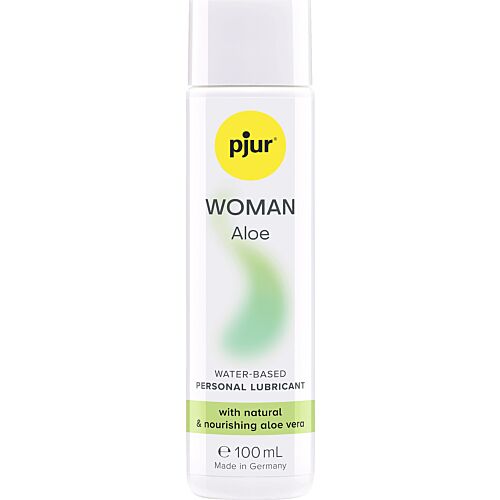 Lubrifiant Pjur Woman Aloe 100 ml - Hydratation à l'aloe vera