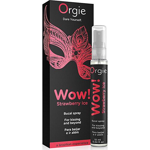 Spray buccal Orgie WOW Strawberry Ice au goût de fraise