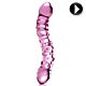 Dildo ICICLES N. 55 en verre - Double stimulation