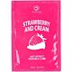 Lubrifiant SECRETPLAY Fraises & Crème 10ml - Usage dual