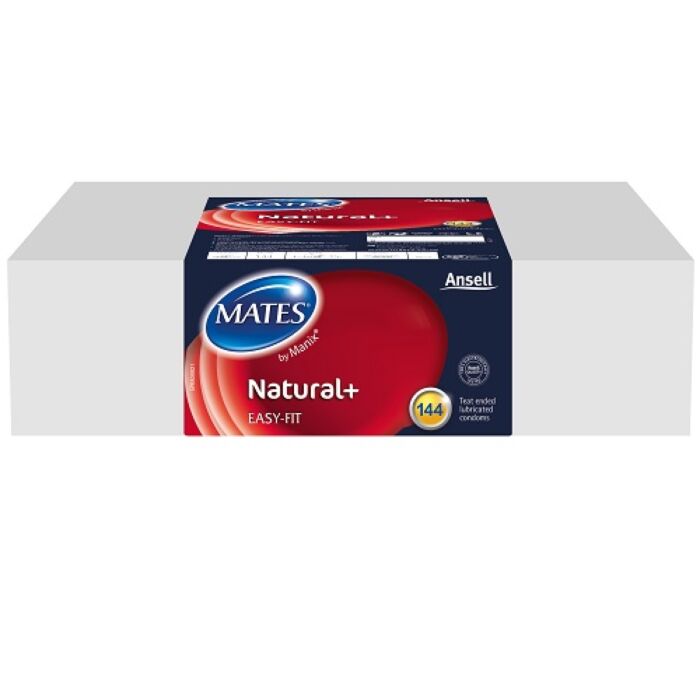 Mates Natural+ Condoms 144 Clinic Pack Mates Natural+ Condoms 144 Clinic Pack