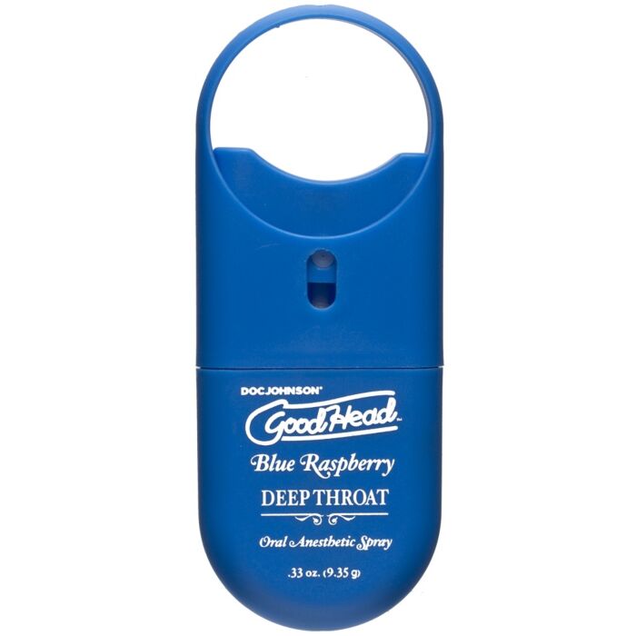 Doc Johnson GoodHead To-Go-Deep Throat Spray - Blue Raspberry Doc Johnson GoodHead To-Go-Deep Throat Spray - Blue Raspberry
