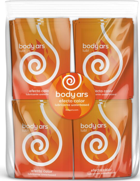 Bolsa 100u. sobres monodosis Gel BODY ARS Efecto Calor -Waterbased Bolsa 100u. sobres monodosis Gel BODY ARS Efecto Calor -Waterbased