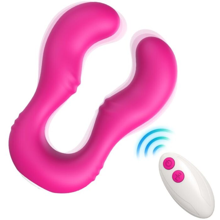 ARMONY - SERAPH VIBRATOR DOUBLE REMOTE CONTROL FUCHSIA ARMONY - SERAPH VIBRATOR DOUBLE REMOTE CONTROL FUCHSIA
