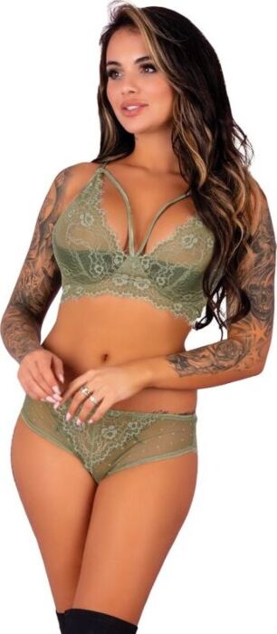 Conjunto sujetador y braguitas Livco Corsetti Pine S/M