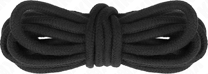 Cuerda BDSM KINK 10m Algodón Negro - Sensaciones Únicas Cuerda BDSM KINK 10m Algodón Negro - Sensaciones Únicas
