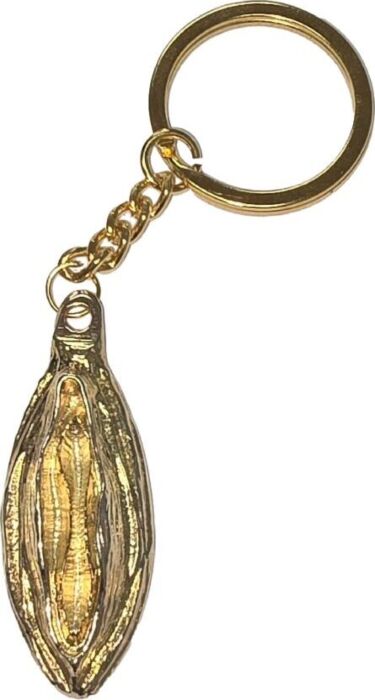 DIABLO PICANTE - LLAVERO METAL LABIOS DORADO DIABLO PICANTE - LLAVERO METAL LABIOS DORADO