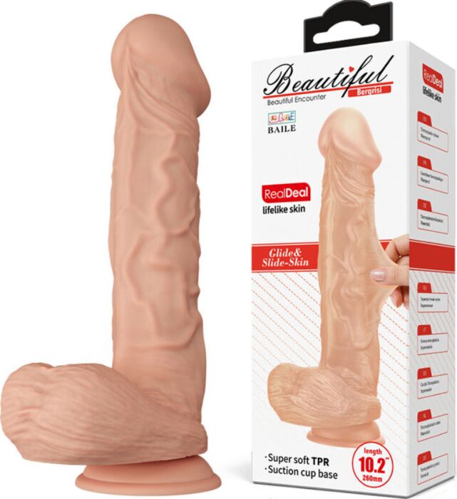Dildo Baile Beautiful Encounter Flexible 26 cm Dildo Baile Beautiful Encounter Flexible 26 cm