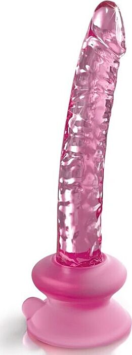 Dildo ICICLES N. 86 Vidrio con Ventosa - Placer Realista