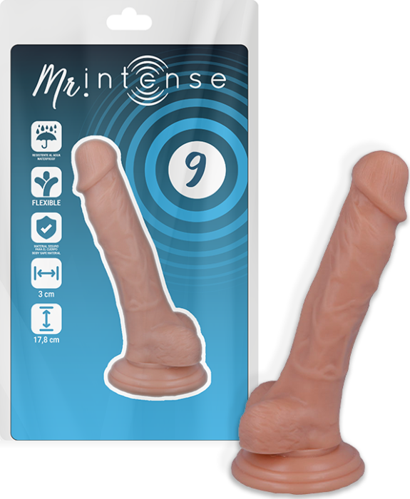 Dildo MR. INTENSE 17.8 cm con tacto realista