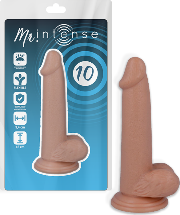 Dildo MR. INTENSE 18 cm, realista y flexible