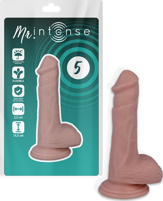Dildo MR. INTENSE 5 PENE REALÍSTICO de 16.5 cm Dildo MR. INTENSE 5 PENE REALÍSTICO de 16.5 cm
