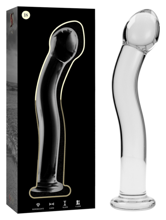 Dildo NEBULA SERIES BY IBIZA Modèle 18 en cristal