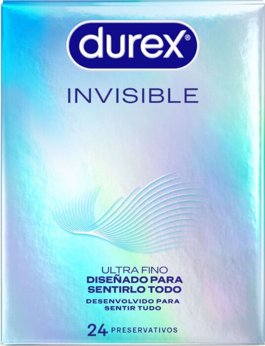 DUREX - PRESERVATIVOS INVISIBLE ULTRA FINO 24 UNIDADES DUREX - PRESERVATIVOS INVISIBLE ULTRA FINO 24 UNIDADES