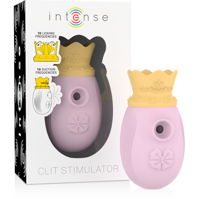 INTENSE - CLITORIS STIMULATOR 10 SUCTION AND LICKING MODES - PINK INTENSE - CLITORIS STIMULATOR 10 SUCTION AND LICKING MODES - PINK
