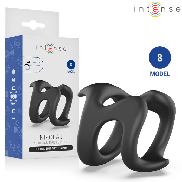 INTENSE - NIKOLAJ ADJUSTABLE PENIS RING MODEL 8 INTENSE - NIKOLAJ ADJUSTABLE PENIS RING MODEL 8