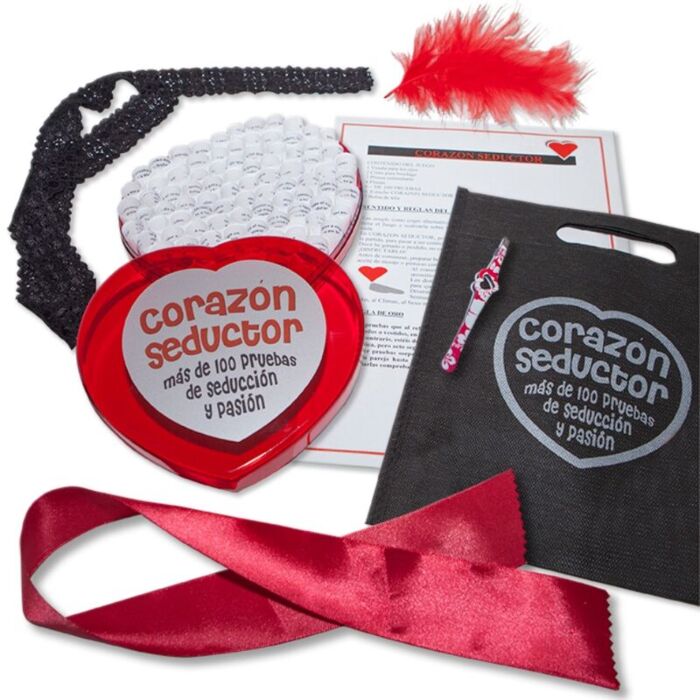 Juego Corazón Seductor Diablo Picante con más de 100 pruebas