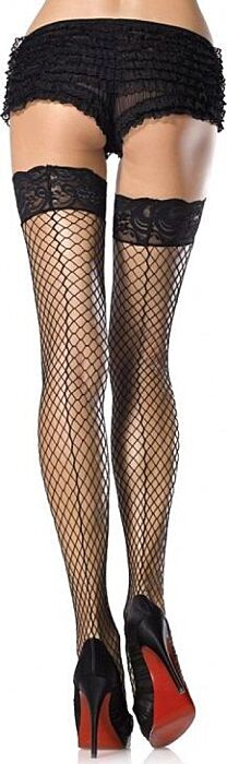 Leg avenue medias de red industrial autoadhesivas con costura trasera Leg avenue medias de red industrial autoadhesivas con costura trasera
