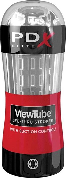 Masturbador PDX ELITE Viewtube Transparente Masturbador PDX ELITE Viewtube Transparente
