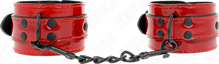 Muñequera BDSM KINK Rojo Oscuro Control Total Muñequera BDSM KINK Rojo Oscuro Control Total