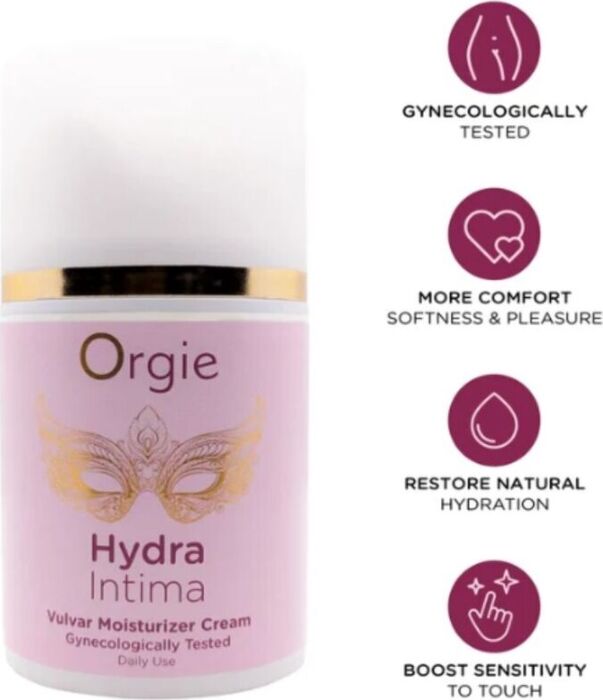 Crème hydratante vulvaire ORGIE Hydra Intima 50 ml