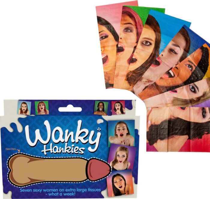 Pañuelos Spencer & Fleetwood Wanky Hankies Extra Grandes Pañuelos Spencer & Fleetwood Wanky Hankies Extra Grandes
