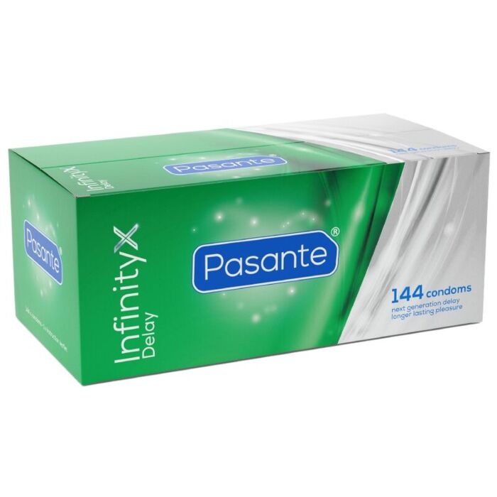 PASANTE - DELAY INFINITY CONDOMS BOX 144 UNITS PASANTE - DELAY INFINITY CONDOMS BOX 144 UNITS