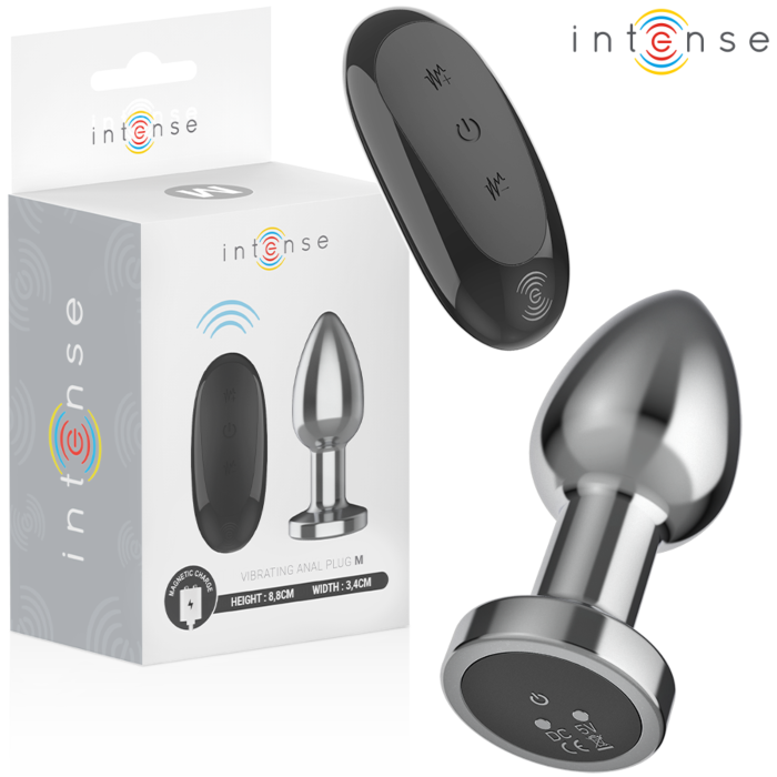 Plug Anal INTENSE M Vibraciones Control Remoto Plug Anal INTENSE M Vibraciones Control Remoto