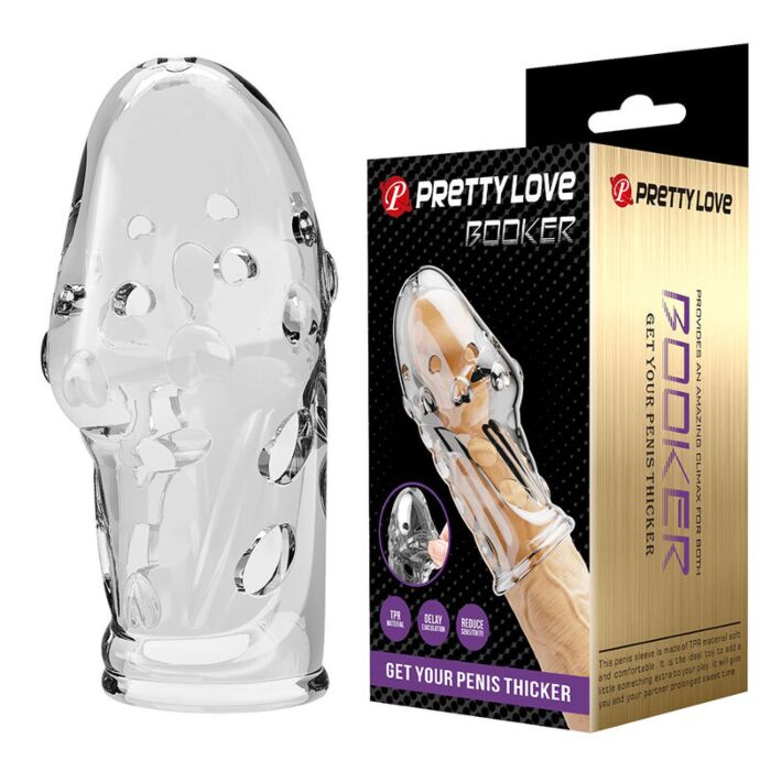 PRETTY LOVE - ROCKER PENIS SLEEVE GET YOUR PENIS THICKER TRANSPARENT PRETTY LOVE - ROCKER PENIS SLEEVE GET YOUR PENIS THICKER TRANSPARENT