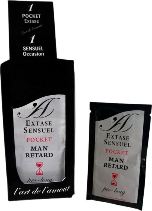 Retardante Masculino Extase Sensual Pocket 10ml Retardante Masculino Extase Sensual Pocket 10ml