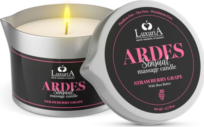 Vela de Masaje Intimateline Luxuria Uva - Aromas Sensuales Vela de Masaje Intimateline Luxuria Uva - Aromas Sensuales