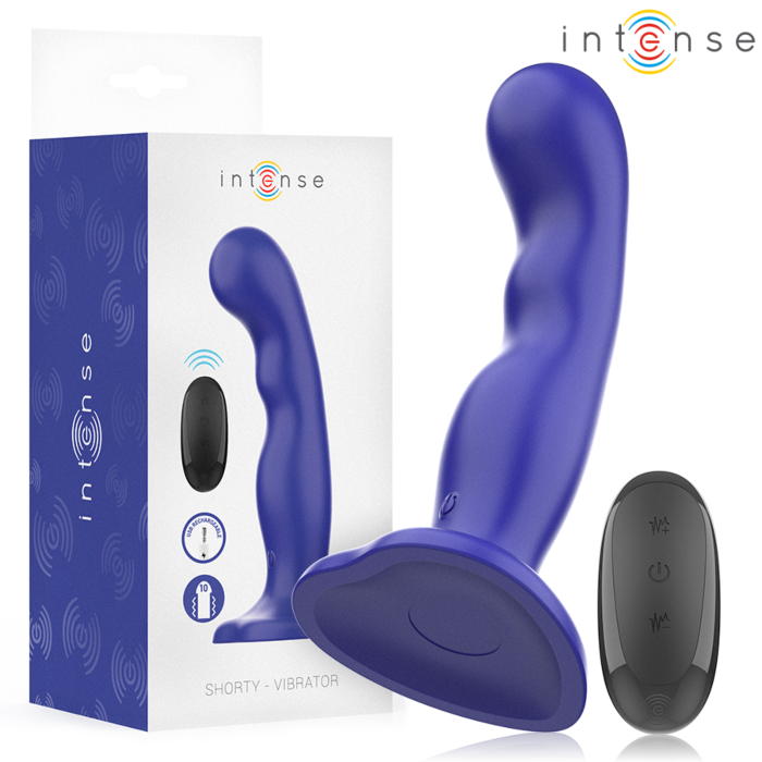 Vibrador INTENSE Shorty Azul Control Remoto Vibrador INTENSE Shorty Azul Control Remoto