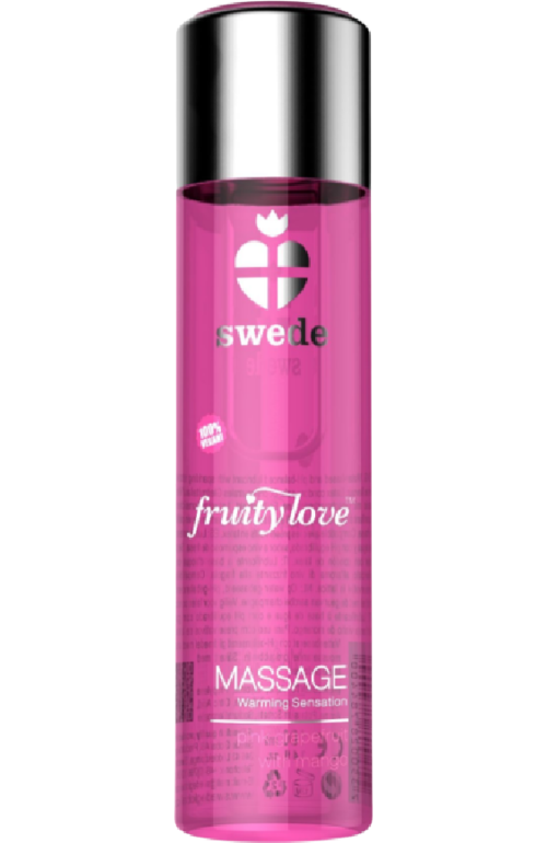 Huile de massage SWEDE Fruity Love avec effet chaleur